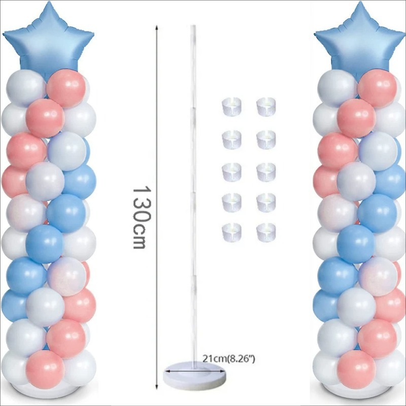 Wedding Decor Supply Store - 130cm Balloon Column Set Wedding Welcome