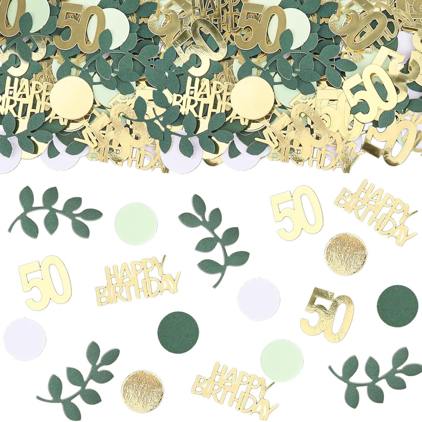 120 Gold Number Birthday Confe - огляд і ціна Table Number Gold