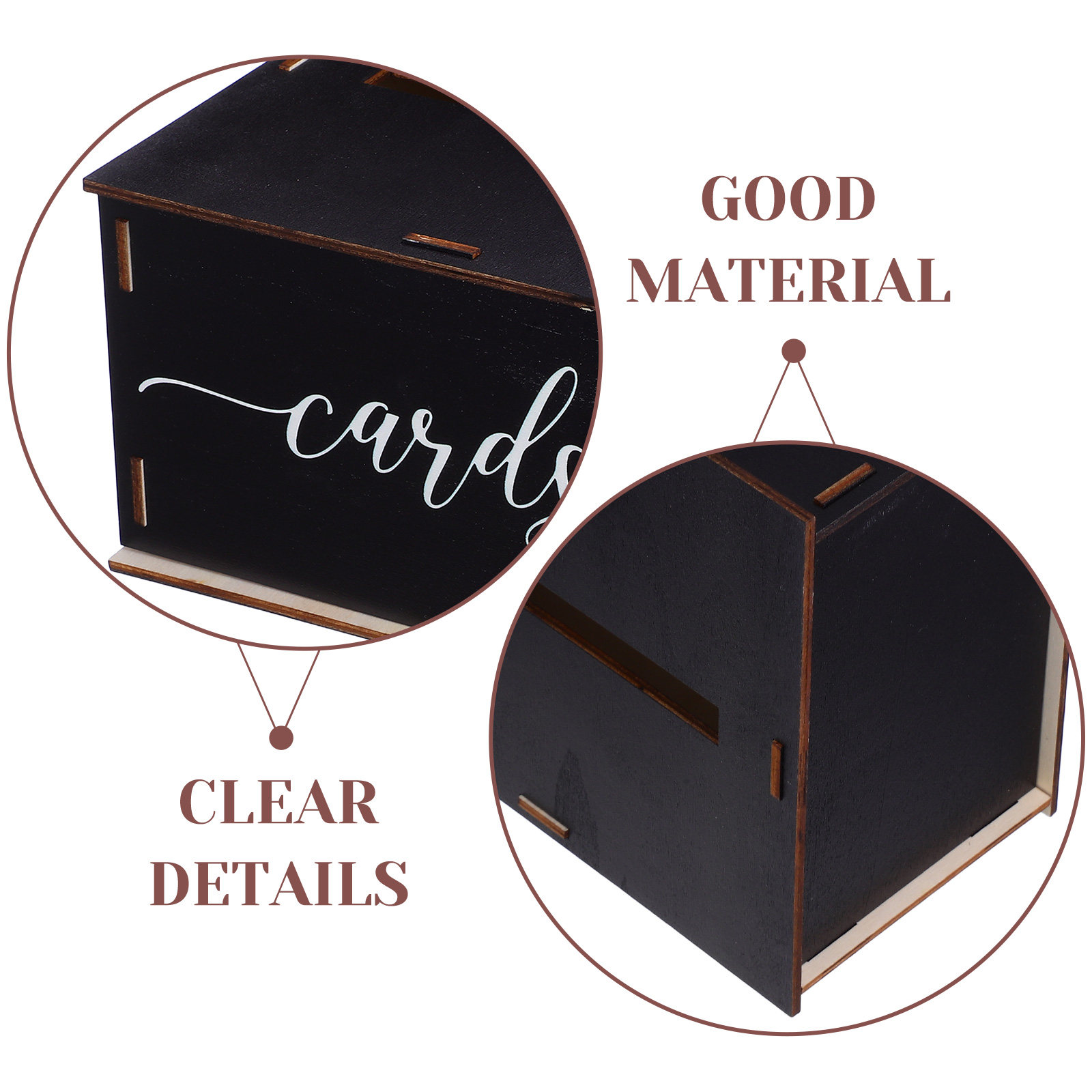 Wooden Wedding Card Box Rustic - огляд і ціна Wedding Card Box
