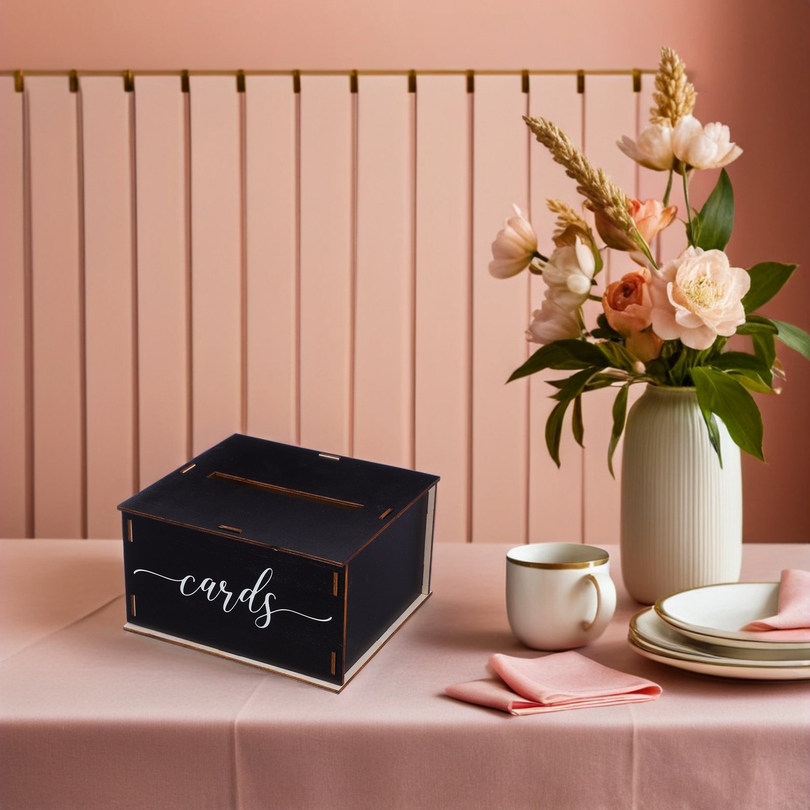 Wooden Wedding Card Box Rustic - огляд і ціна Wedding Card Box