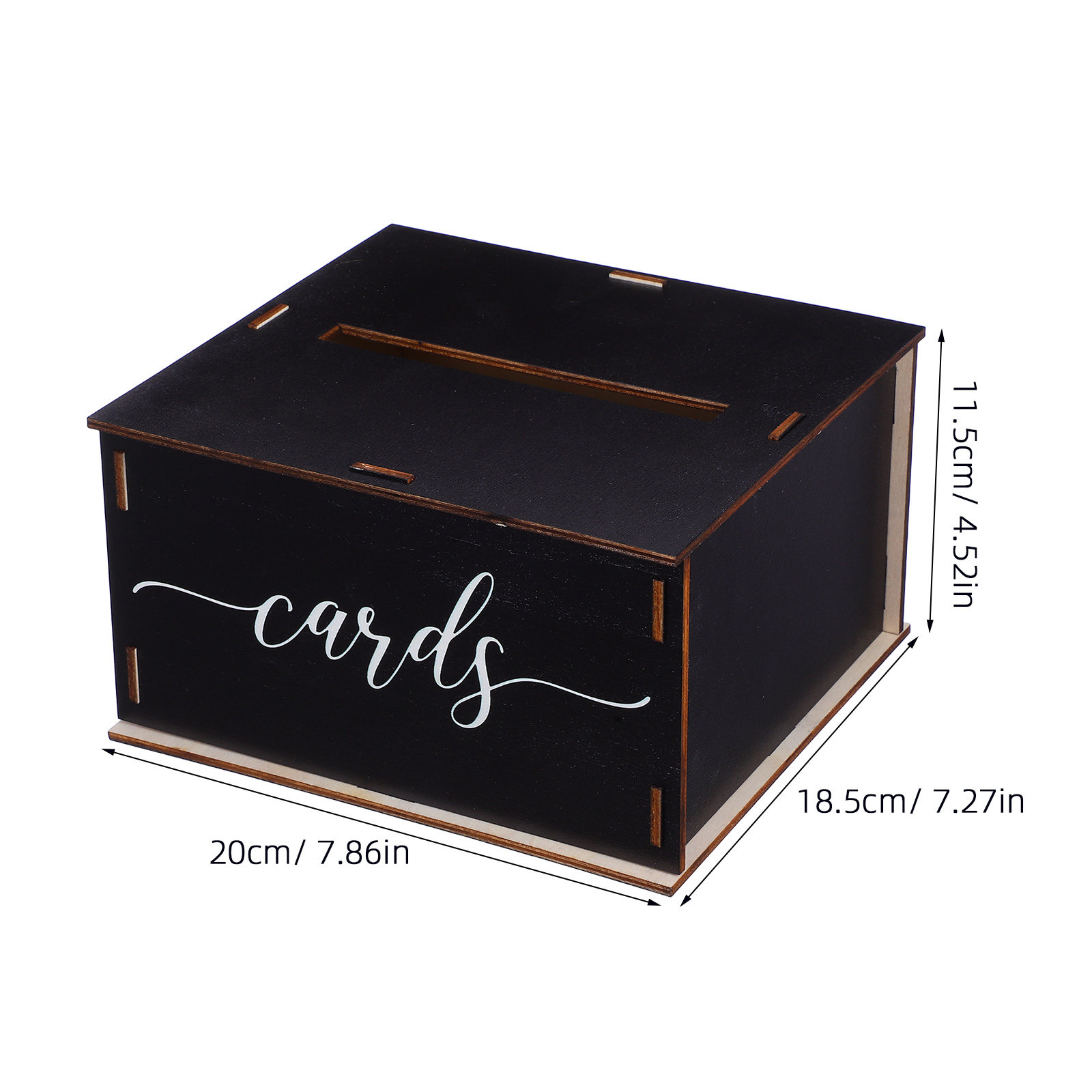 Wooden Wedding Card Box Rustic - огляд і ціна Wedding Card Box