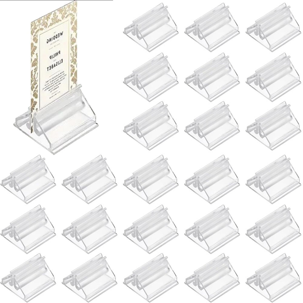 12/24/48Pcs Mini Clear Stands  - огляд і ціна Table Number Gold